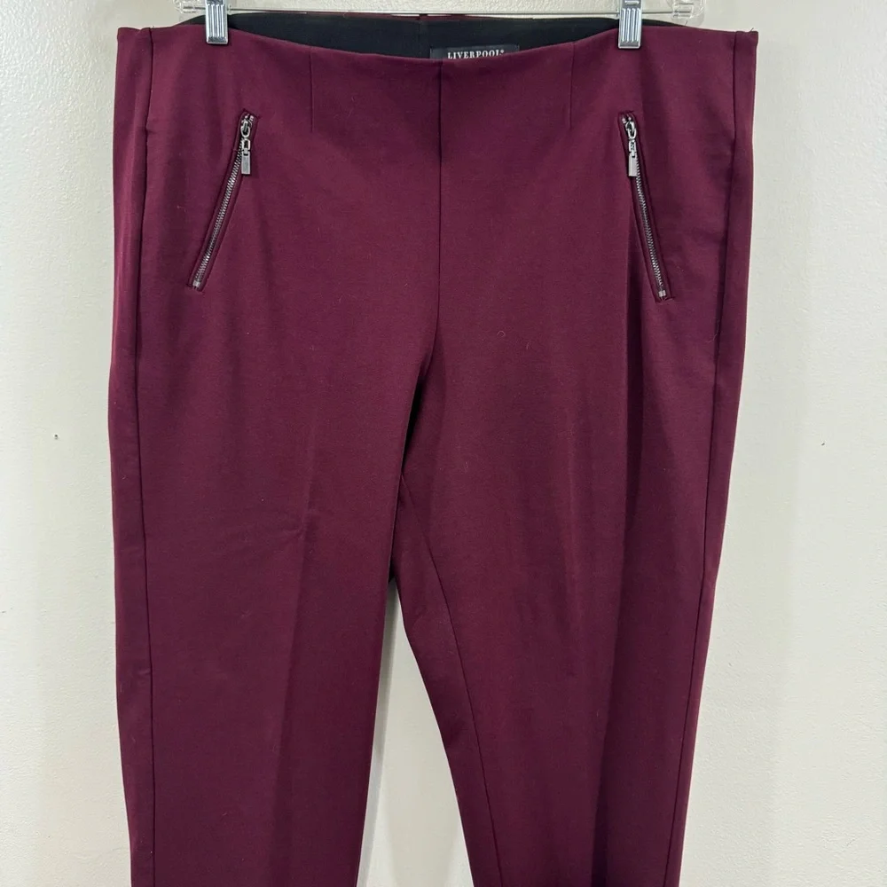 Liverpool Women's Burgundy Trousers - Picture 3 of 11